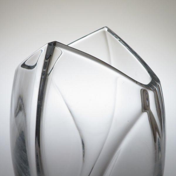 バカラ 花瓶 ○ ジベルニー ベース ヴェース 22.5cm クリスタル 少し訳