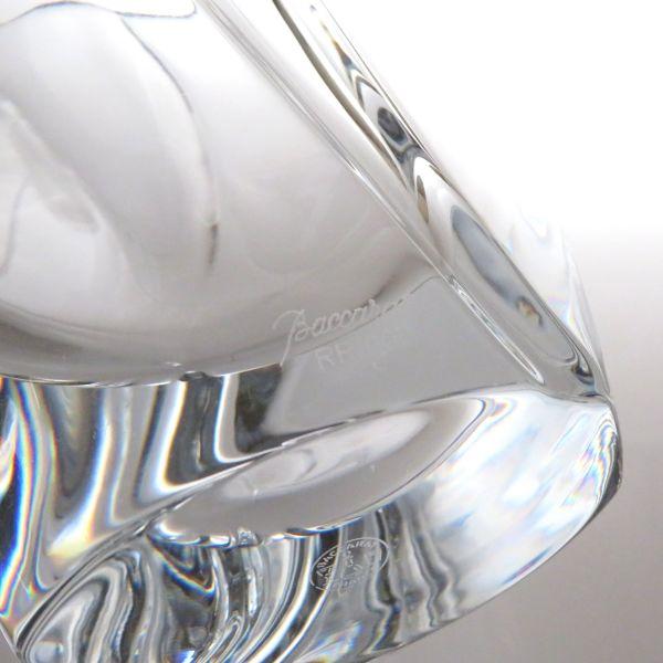 バカラ 花瓶 ○ ジベルニー ベース ヴェース 22.5cm クリスタル 少し訳