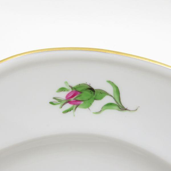 マイセン プレート■ピンクローズ ピンクのバラ オーバルプレート 30cm 大皿 洋食器 1枚 Meissenの画像