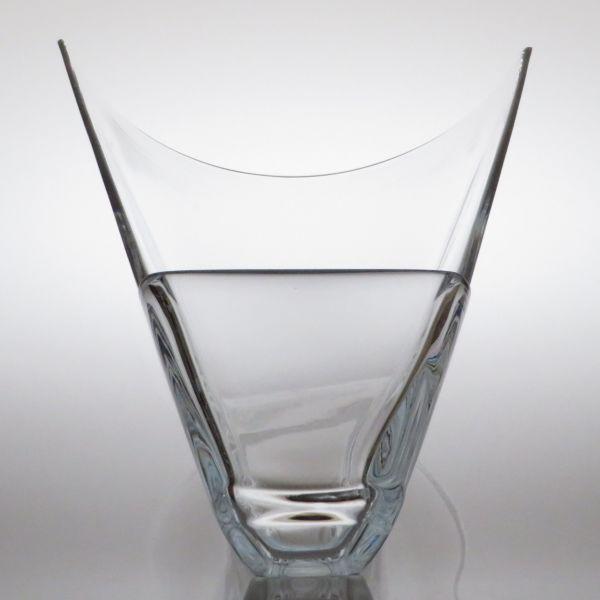 バカラ 花瓶 ○ ディーバ フラワー ベース 横置き 42cm クリスタル  