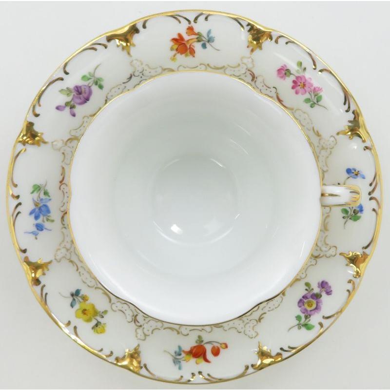 マイセン セット■Bフォーム 散らし小花 Meissen 高級シリーズ 1客 レリーフ C\u0026S 1級品 2_4