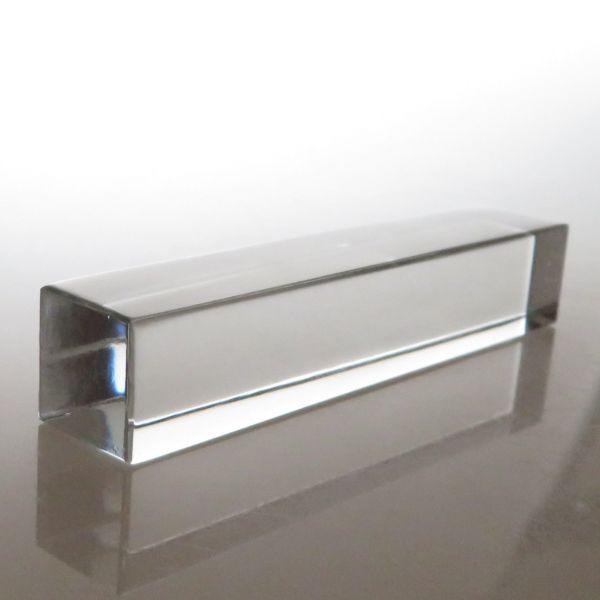 バカラ ナイフレスト ● 箸置き 5個 セット カトラリー 8cm クリア クリスタル 透明 シンプル 無地 Knife Restの画像