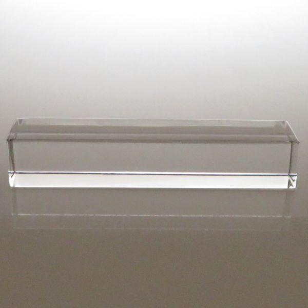 バカラ ナイフレスト ● 箸置き 5個 セット カトラリー 8cm クリア クリスタル 透明 シンプル 無地 Knife Restの画像