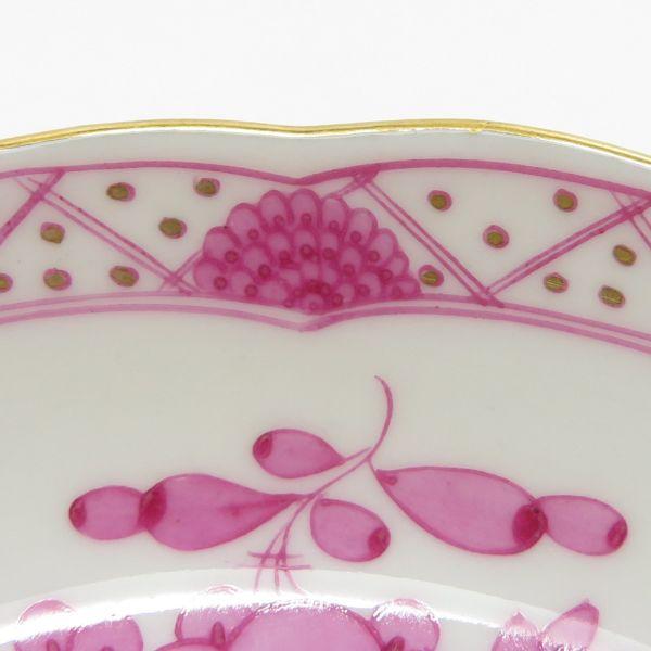 マイセン カップ\u0026ソーサー■インドの華 リッチピンク C\u0026S 洋食器 1客 Meissen 4の画像
