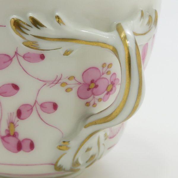 マイセン カップ\u0026ソーサー■インドの華 リッチピンク C\u0026S 洋食器 1客 Meissen 4の画像