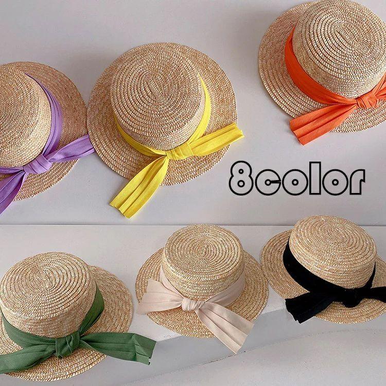女の子 男の子 麦わら帽子 Uvカット 紫外線対策 つば広 春夏 子供 キッズ 帽子 おしゃれ 可愛い 夏用 つば広帽子 日よけ 日焼け防止 カンカン帽 8色 2411mt Moulin直販 ヤフーショップ 通販 Yahoo ショッピング