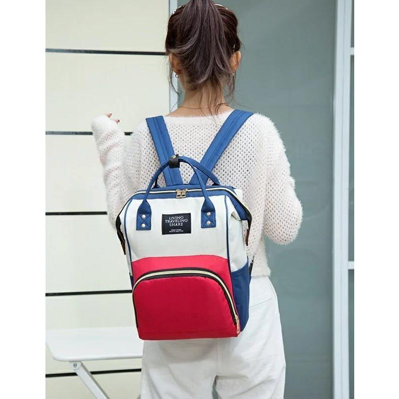 中古 マザーズバッグ リュックサック リュック バックパック マザーズリュック レディース ママ お母さん 女性 収納力 ポケット多数 仕切り 哺乳瓶ポケット ファスナ Columbiatools Com