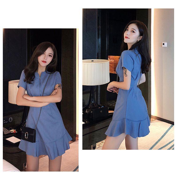 最大56 オフ ミニワンピース 半袖 フレア ワンピース ミニ ショート丈 夏ワンピ レディース 春 夏 ジップアップ きれいめ タイト 大人可愛い おしゃれ かわいい カジュアル Praxisfrauendorf De