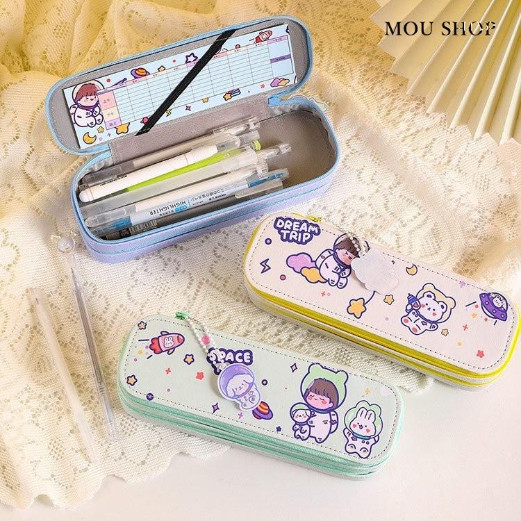 ペンケース 大容量 ポーチ 筆箱 かわいい 女子 小物入れ 女の子 おしゃれ 高校生 中学生 小学生 Ll Moulin直販 ヤフーショップ 通販 Yahoo ショッピング