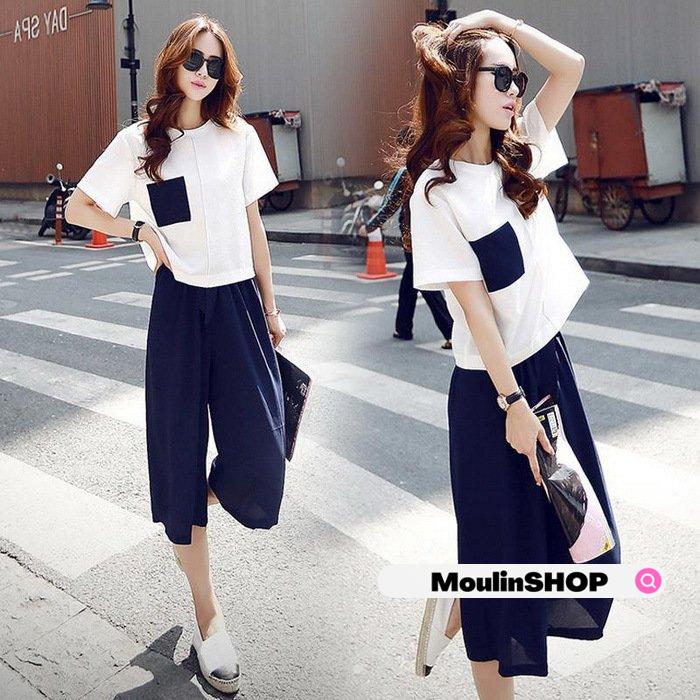 セットアップ レディース 春夏新作 半袖トップス 七分丈パンツ ワイドパンツ 2点セット オシャレセットアップ おしゃれ 韓国風カジュアルセットアップ 着痩せ Utzqmpeqiy Abr Ee