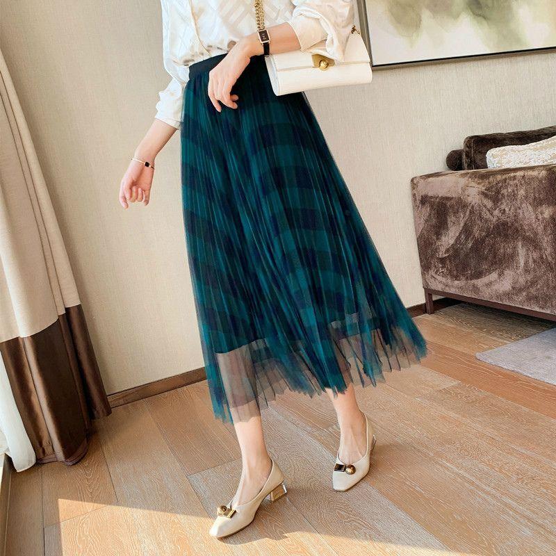 スカート レディース ボーダー 大きいサイズ スカート チュールスカート ロング丈 ボーダー 柄入り 甘辛ミックスコーデ ファッション グリーン 休日 可 ベーシック M イベント リラックス ヤフーショップ Moulin直販 ネイビー 格安店