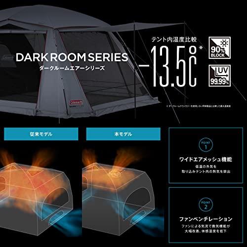 電話を掛けるマンColeman ツーリングドームエアー/ST+