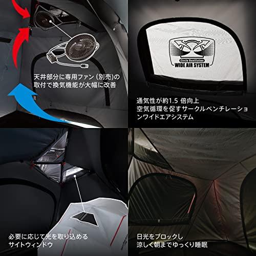 電話を掛けるマンColeman ツーリングドームエアー/ST+