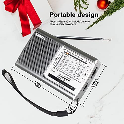 XHDATA D219 小型 ポータブルラジオ 短波ラジオ FM AM SW ワイドFM対応