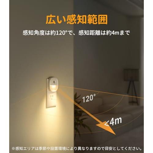 LYRIDZ センサーライト 室内 足元灯 コンセント 人感センサー LYRIDZ センサーライト 室内 足元灯 コンセント 人感センサー