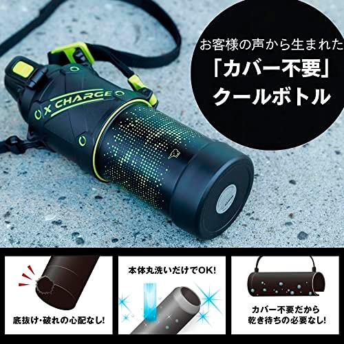 象印マホービン(ZOJIRUSHI) 吸い筒 シームレスせん 運動競技印字機 大収容能力 1.5L 直飲み ステンレスクールボトル ブル―黒いこと せんとパッキン交ぜ合わせる