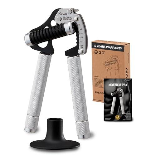 【改造済み】GD IRON GRIP 90 ハンドグリップ GD IRON GRIP EXT 90 ハンドグリップ 25~90kg 握力トレーニング 負荷