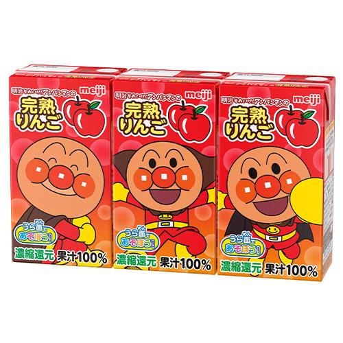 明治 選べるアンパンマン セット125ml×27本 ぬりえ箱セット 紙