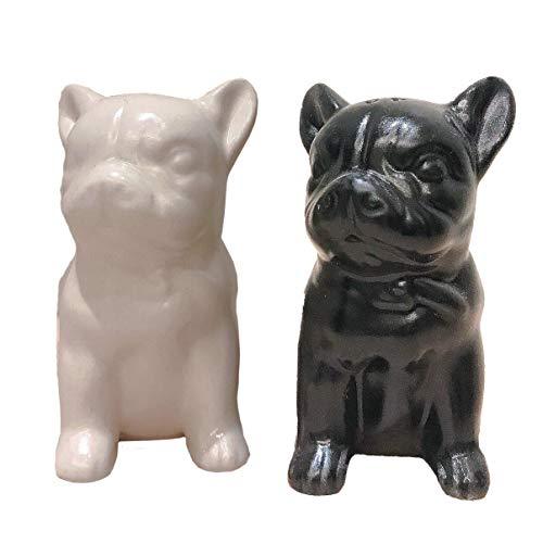 フレンチブルドッグ わんちゃん白黒ペア塩コショウ入れキッチン雑貨 Ows Mt N 通販 Yahoo ショッピング
