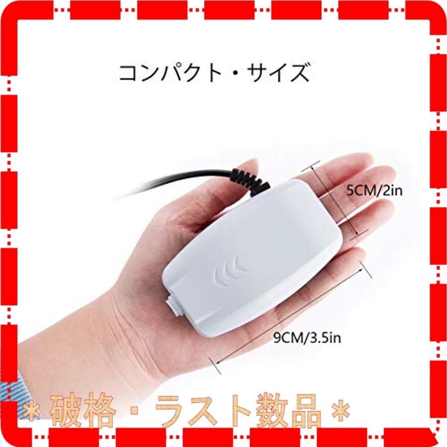 Fedour 一つ吐出口２ｗエアーポンプ 静かな調整できる水槽エアーポンプ アクセサリー付き 低廉 水槽に酸素を増える