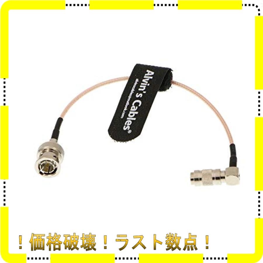 小物などお買い得な福袋 2.3 1.0 DIN 用の Blackmagic Cables Alvin's Mini ケーブル SDI HD RG179 75ohm Male BNC to 直角 BNC その他AVケーブル