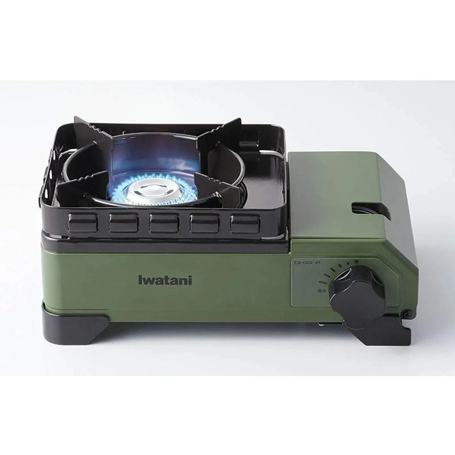 岩谷産業(イワタニ) カセットコンロ カセットフー タフまるJr. オリーブ CB-ODX-JR | 