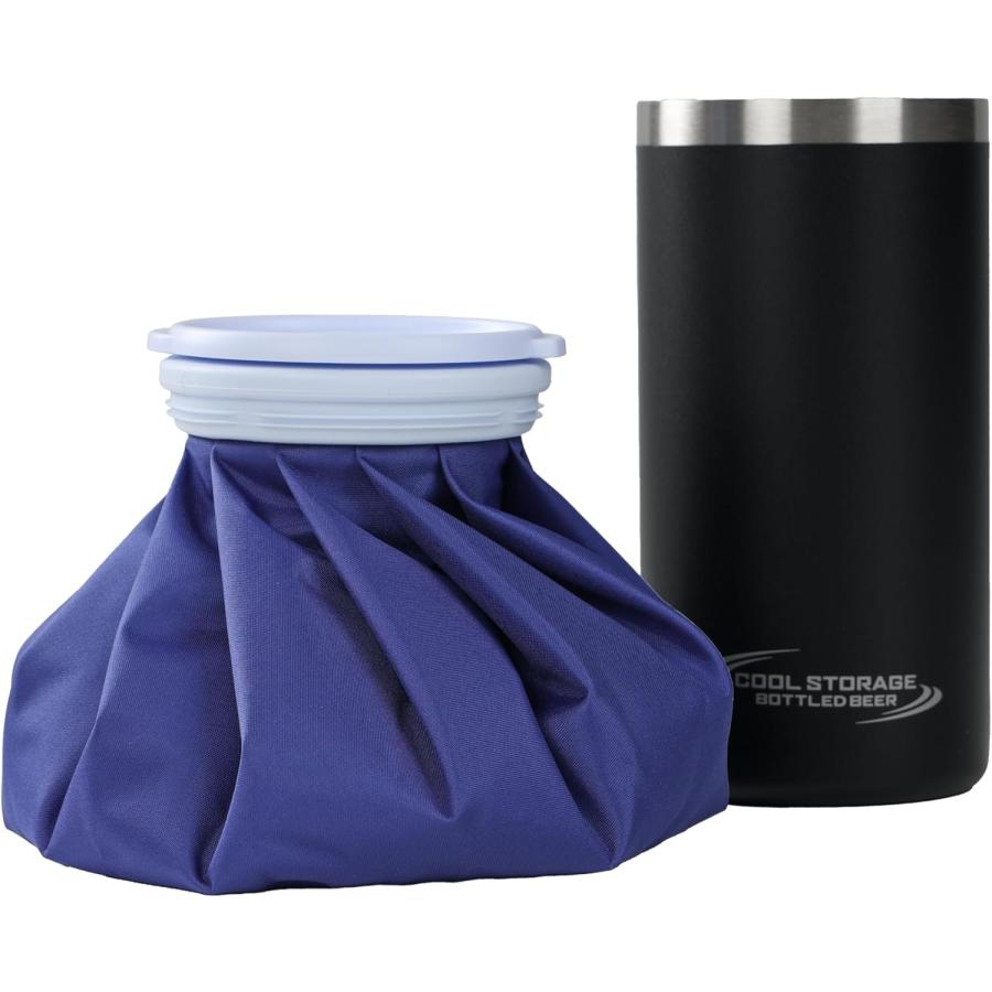 パール金属 氷嚢 氷のう アイスバッグ ホルダー ブラッククールストレージ DC-6054 | パール金属