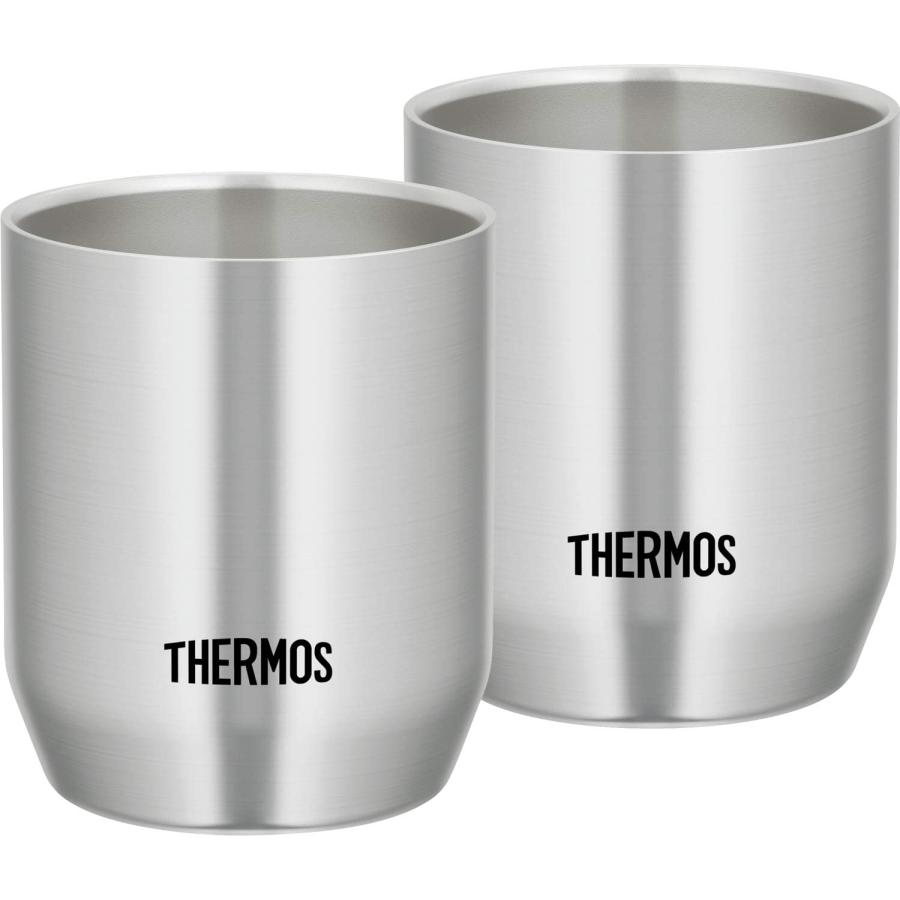 送料無料　サーモス 真空断熱カップ 280ml ステンレス 2個セット JDH-280P S | 