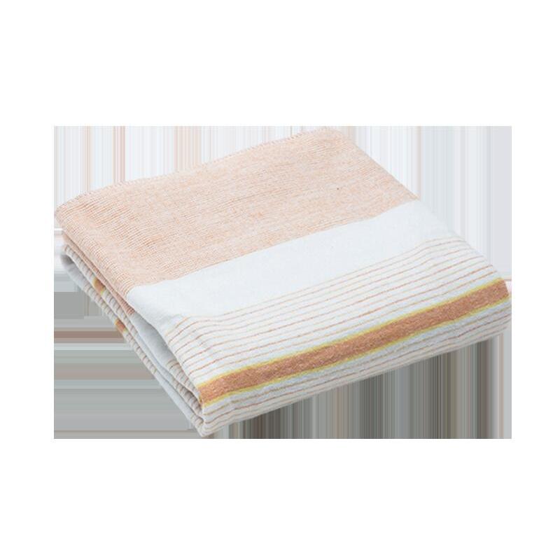 広電(KODEN) 電気掛敷毛布　VWS401H-DB　オレンジ、ボーダー　約130×80cm | 広電