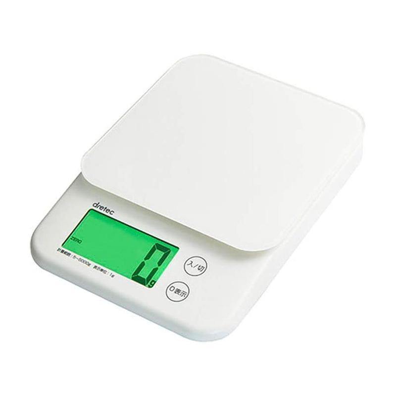 □送料無料□代引・同梱不可　dretec(ドリテック) キッチンスケール  バルケット KS-513WT | ドリテック