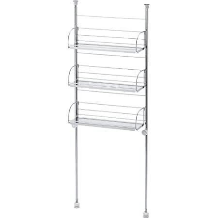 ヨシカワ 日本製 突っ張りスパイスラック シルバー 3段 40cm 1305112 | 