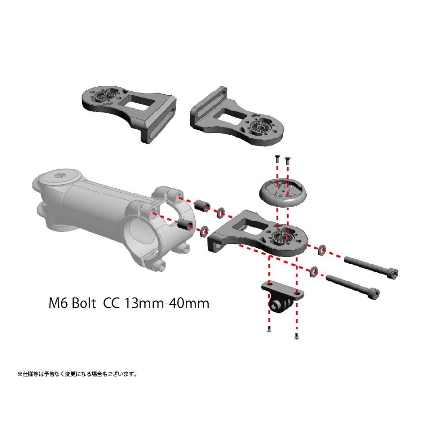 [レックマウント]  M6 ステム ボルト ダイレクト コンボ マウント タイプα (10ブランド対応モデル)【BOLT6α+GP】｜mount-shop-sun｜02