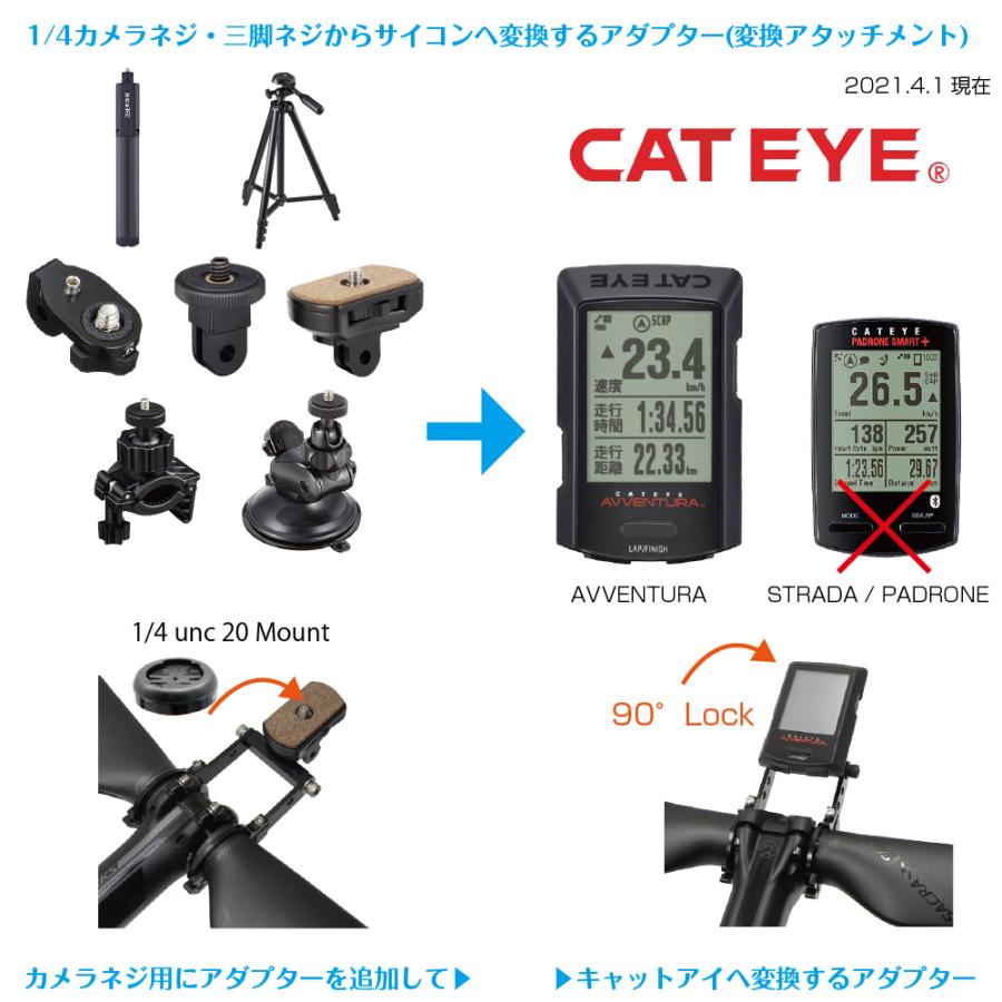レックマウント]キャットアイアベントゥーラ用サイクルコンピューター
