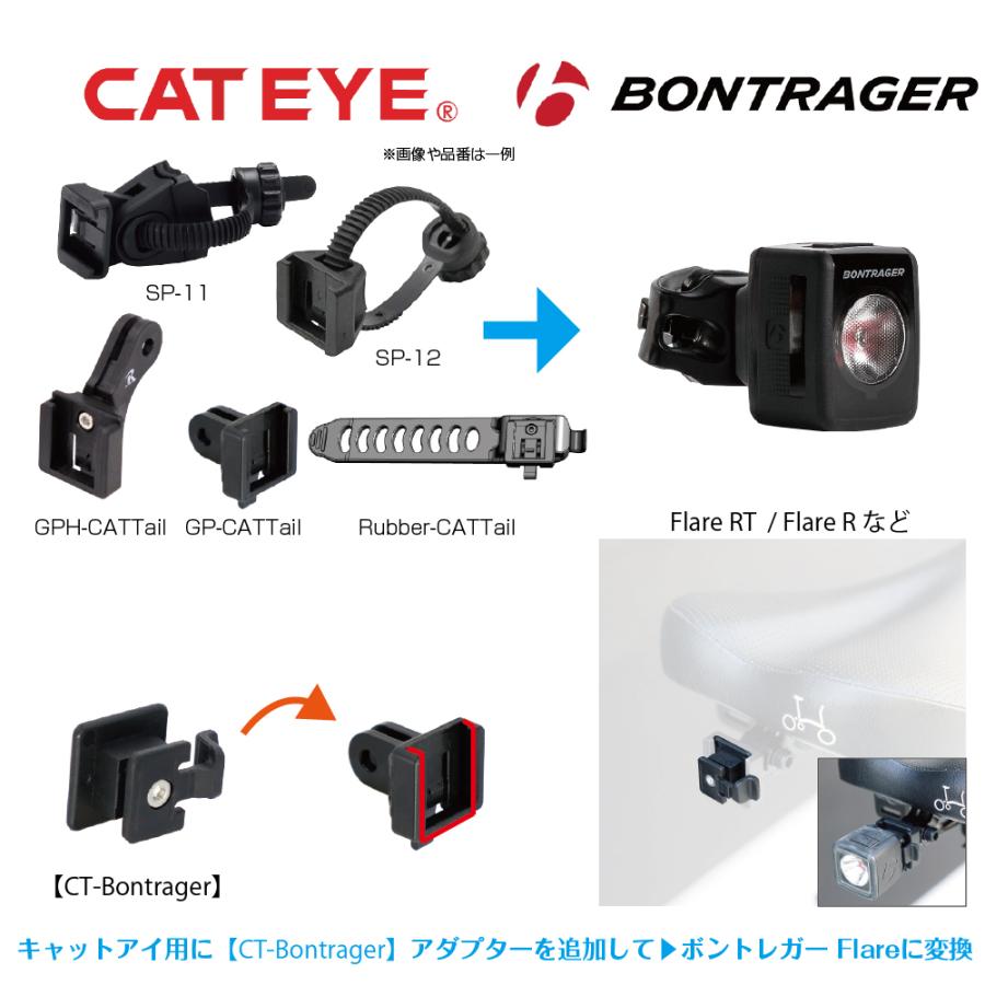 レックマウント]セーフティライトアダプターキャットアイ用→トレック