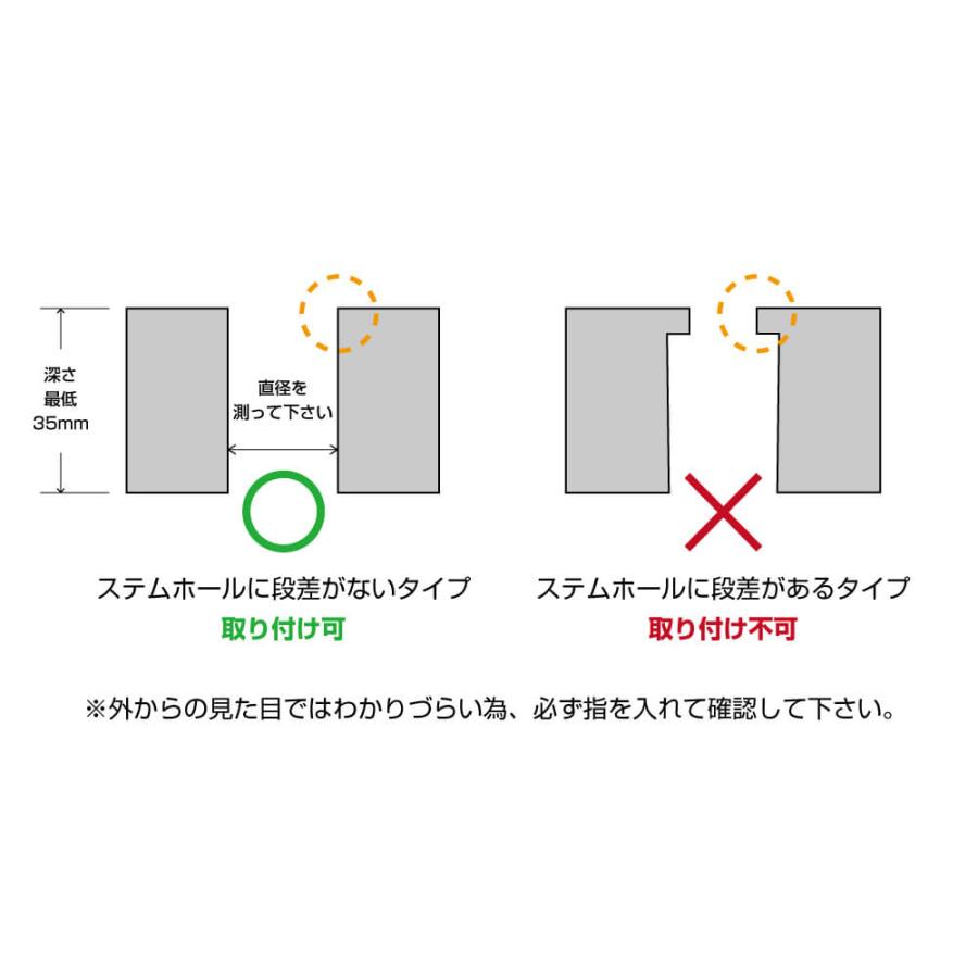 レックマウント]ステムホールマウントGoProゴープロHEROシリーズ用φ12