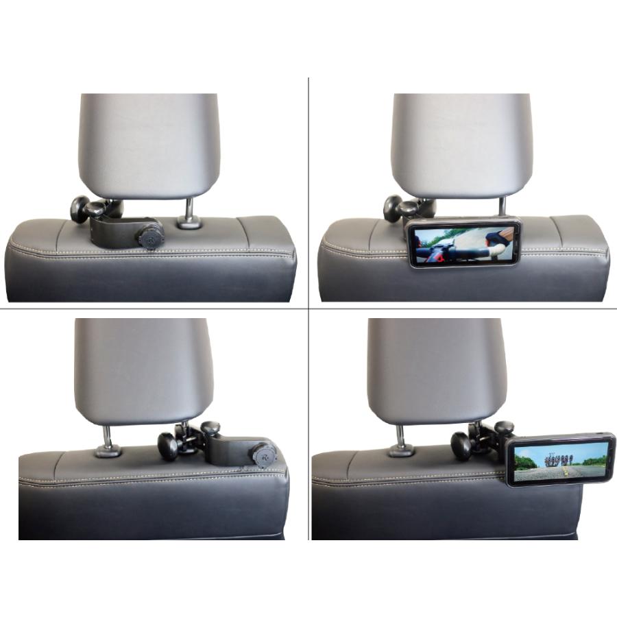 [レックマウントプラス] ヘッドレストマウント 【R+Headrest】「マウントのみ、別途 専用ケース必要」 rplus