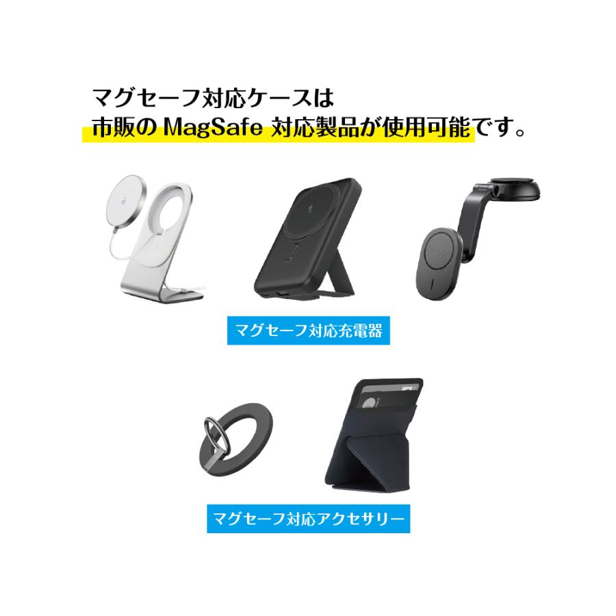 レックマウントプラス]マグセーフ対応スマートフォンケースiPhone17Pro