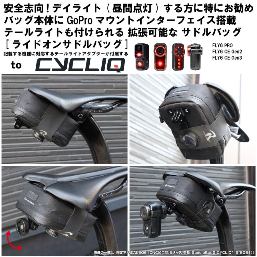 レックマウント] ライドオンサドルバッグ2 サイクリック FLY6 リア
