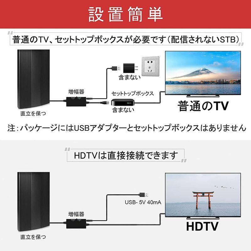 N NEWKOIN 室内 アンテナ HD - 地デジアンテナ最新強化版卓上 TV アンテナ ブースター UHF VHF対応 120KM受信範  :20220308231929-00165:マウンテンファイブ - 通販 - Yahoo!ショッピング