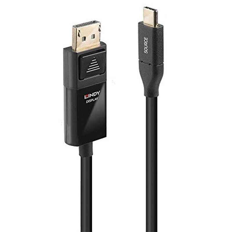 注目のブランド LINDY USB TypeC - DisplayPort1.2 HDRアダプタケーブル、1m(型番:43301) USBケーブル