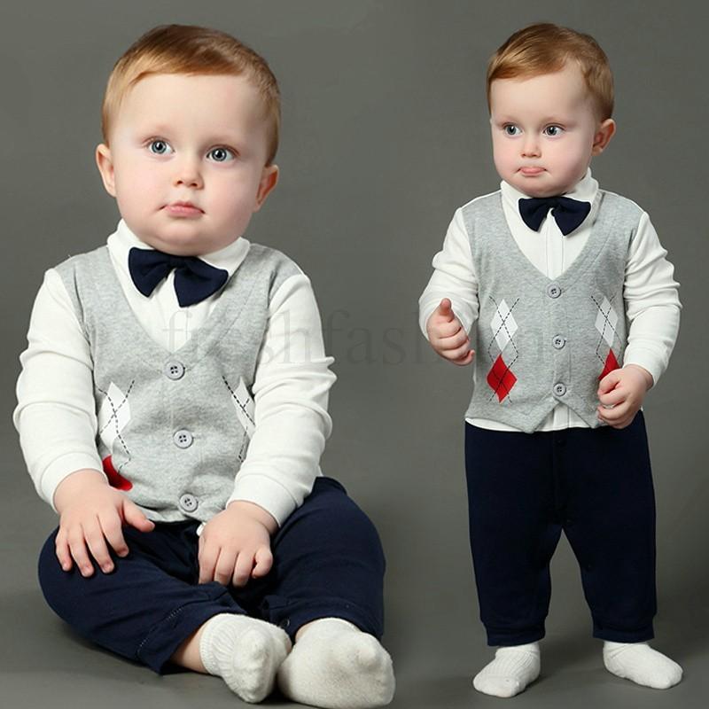 人気 新品 ロンパース スーツ 男の子 フォーマル 長肌着 ベビー服 乳児 短袖 キッズ ベビー服 おしゃれ 蝶ネクタイ フォーマル 特価