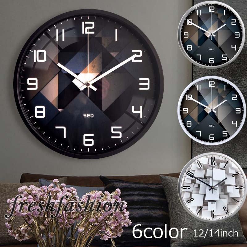 最大12%OFFクーポン インテリア 壁掛け時計 クロック ウォールクロック おしゃれ 掛け時計 壁掛け時計 時計 6color 30/35cm 静音 電池 ギフト 新築祝い 北欧 モダン 壁掛け 掛け時計、壁掛け時計