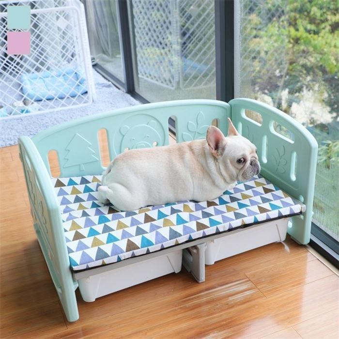 最適 ペット用品 雑貨 ペット用ベッド ベッド 寝具 リビング 寝室 収納付 グリーン ピンクおしゃれ ペットグッズ 可愛い オシャレ ナチュラル 猫 中型 直売販促品 Ssl Daikyogo Or Jp