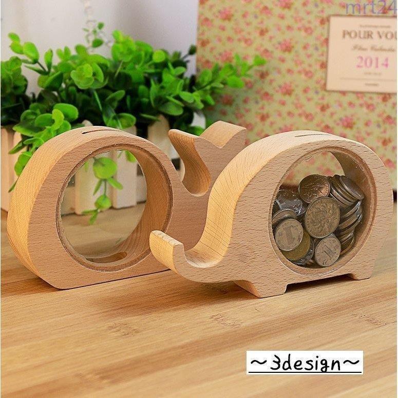 貯金箱 マネーバンク カバ クジラ ゾウ かば くじら ゾウ 透明 クリア 木製 木 置物 雑貨 かわいい おしゃれ Mra Mountain Road 通販 Yahoo ショッピング