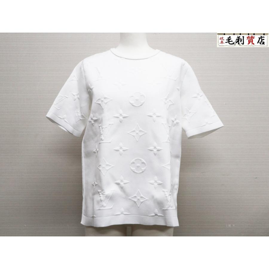 LOUIS VUITTON ルイヴィトン 3D モノグラム Tシャツ 白 RW221W LOUIS VUITTON ルイヴィトン 3D モノグラム Tシャツ 白 RW221W