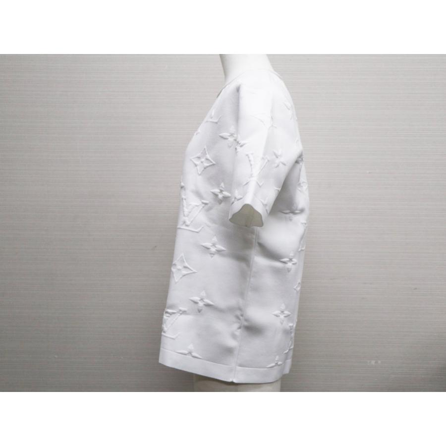 LOUIS VUITTON ルイヴィトン 3D モノグラム Tシャツ 白 RW221W LO0 