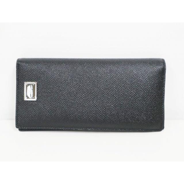 ドルチェ＆ガッバーナ DOLCE&GABBANA BP2573-AG219 ブラック レザー シルバー 長財布 メンズ 美品 財布 DOLCE&GABBANA（ドルチェ & ガッバーナ） DOLCE&GABBANA BP2573-AG219
