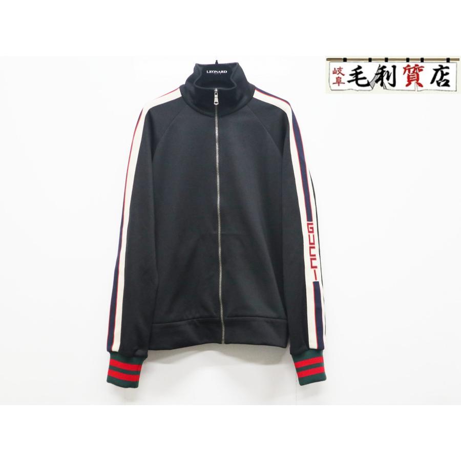 グッチ GUCCI 474634 X5T39 サイドラインテクニカルジャージー サイズS 
