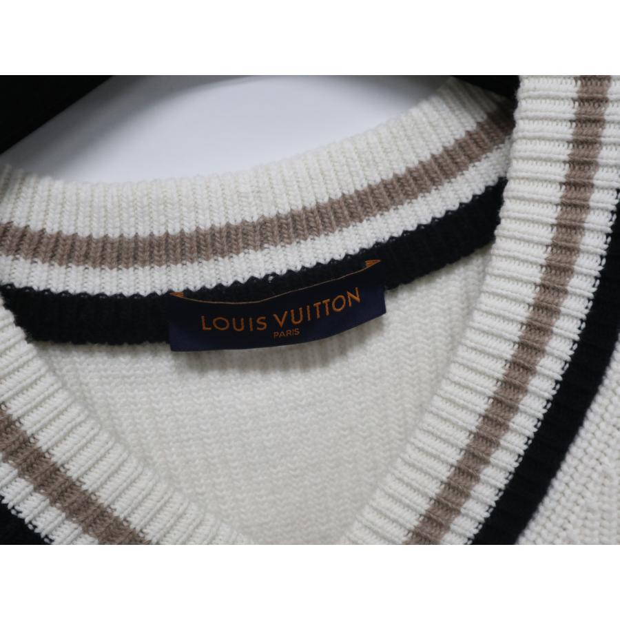 LOUIS VUITTON ルイヴィトン 23SS オーバーサイズ Vネック ニット 