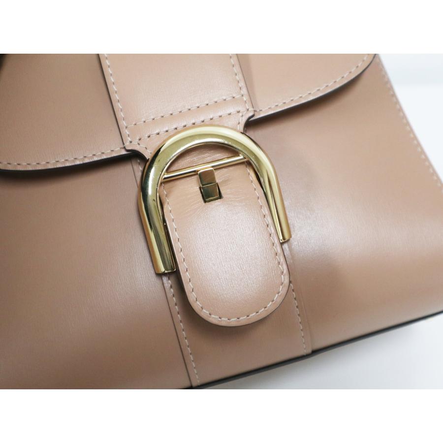 DELVAUX（デルヴォー） ブリヨン ミニ ボックスカーフ ベージュ